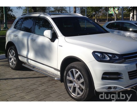 Пороги площадки "Hector" для Volkswagen Touareg 2010-...